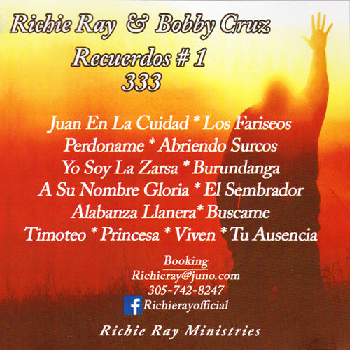 Richie Ray CD - Recuerdos #1 CD (Richie Ray & Bobby Cruz)